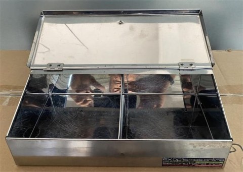 Καφεκούτι Ανοξείδωτο 28x16x9Cm Mεταχειρισμένο